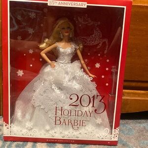 2013 Holiday Barbie 25th anniversary